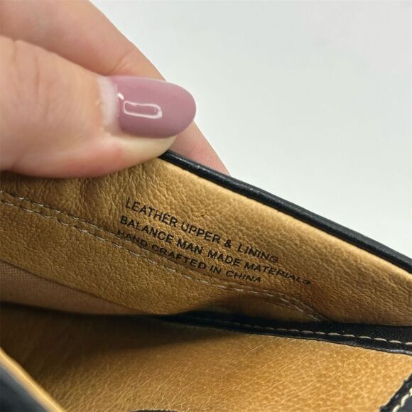 Born Women's Slip On Black Leather Mules Clogs Heels Size 7 Comfort Casual - Picture 14 of 14